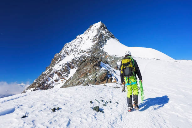 istock Mountain Climber at Grossglockner, Austrian Alps 873515386