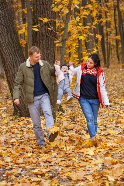 istock parents walk and play with little daughter 873518804
