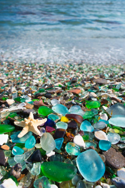 istock Beach of glass pebble 873519048