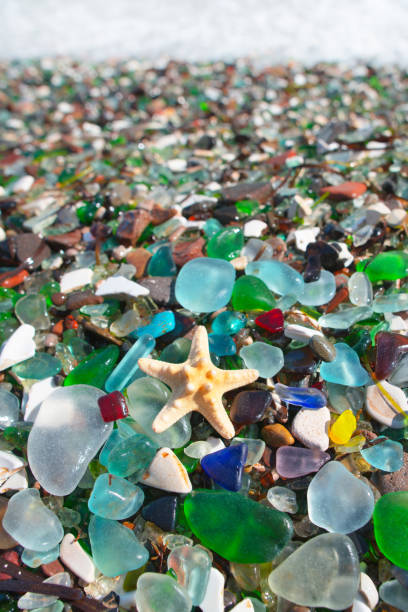 istock Beach of glass pebble 873519786
