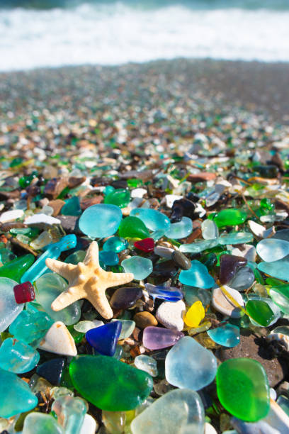istock Beach of glass pebble 873520158