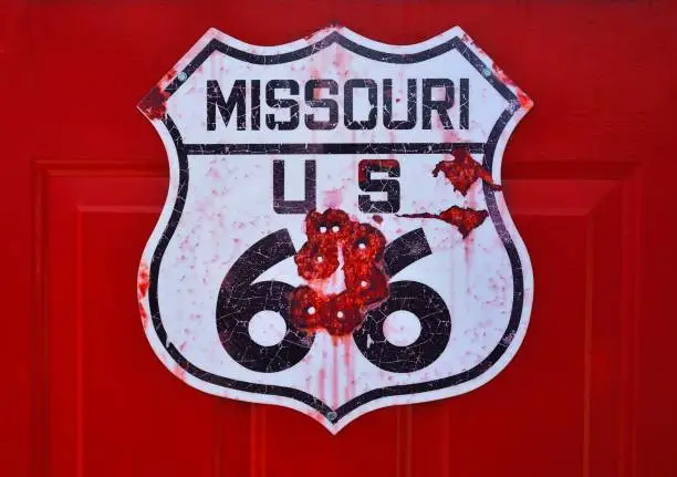 Photo of Route 66 sign