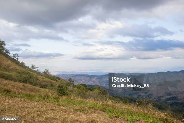 Panoramic Views From Mountaintop Of Phu Lom Lophu Hin Rong Kla National Parkkok Sathondan Sai Districtloeithailand Stock Photo - Download Image Now