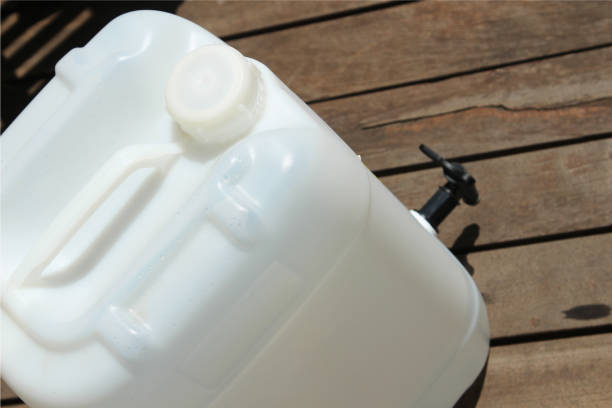 istock A plastic jerrycan with a tap. This image can be used to represent water conservation or water rationing. 873532154