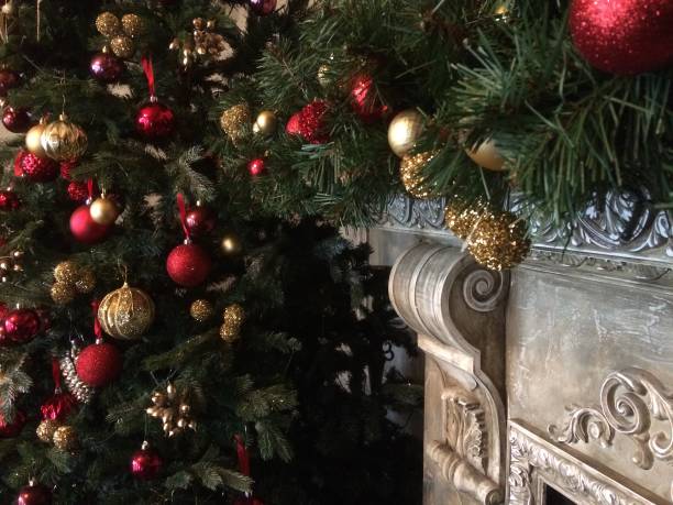 istock New Year and Christmas decorations. 873535740