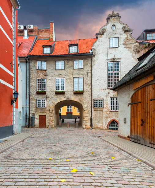 istock Autumn in old Riga city, Latvia 873539826