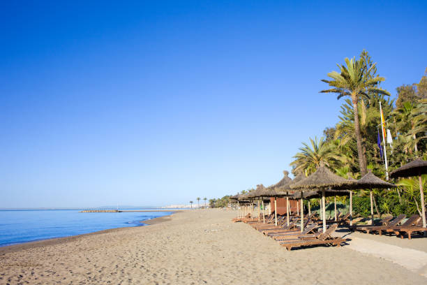 istock Marbella Beach on Costa del Sol in Spain 873542586