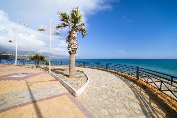 istock Seaside Promenade in Nerja Town 873543334