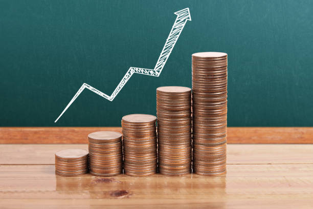 istock graph coins stock finance  business concept 873543374
