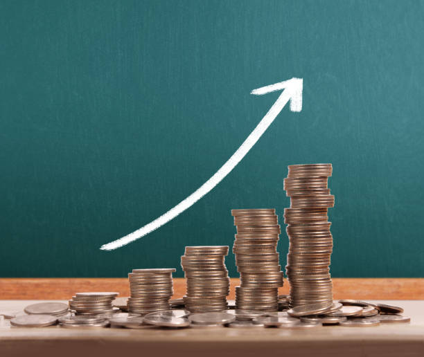 istock graph coins stock finance  business concept 873543390
