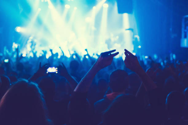 istock The audience watching the concert on stage. 873546570