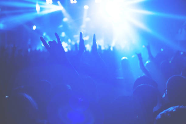 istock The audience watching the concert on stage. 873546602