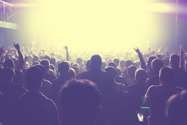 istock The audience watching the concert on stage. 873546714