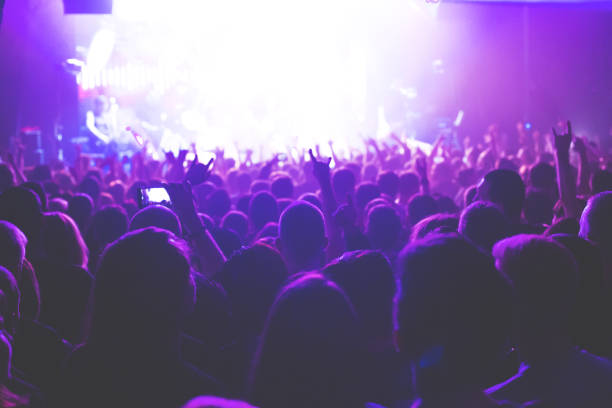 istock The audience watching the concert on stage. 873546744