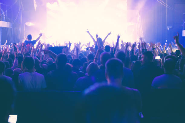istock The audience watching the concert on stage. 873546800