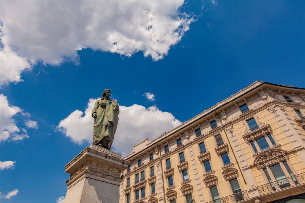 istock Monument to writer and poet Giuseppe Parini in Milan 873548448
