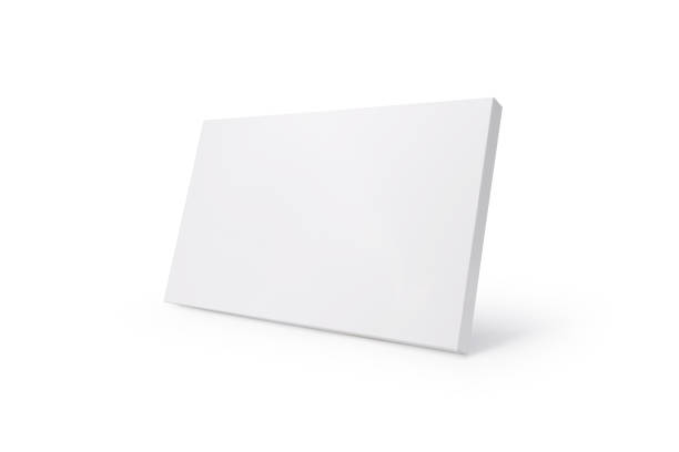 istock White carton box on isolated background with clipping path. Thin cardbox package for your design. 873550764