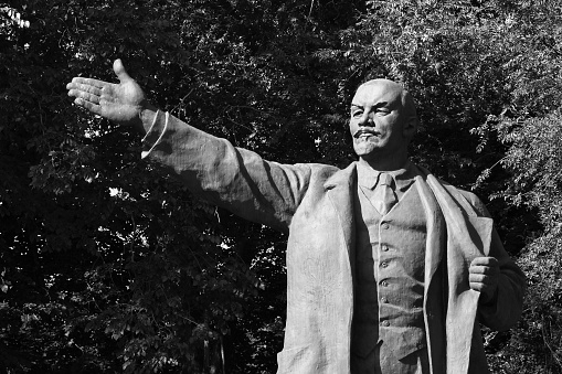 Statue, Monument, Vladimir Lenin, Russia, Kazakhstan