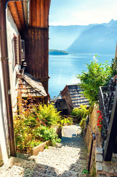 istock Hallstatt village, Austrian Alps 873558882