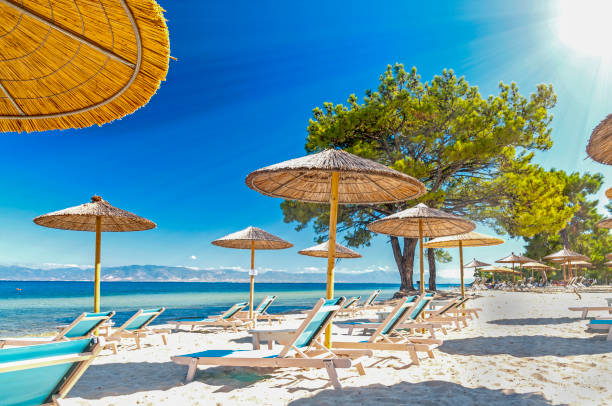 Thasos island, Greece stock photo