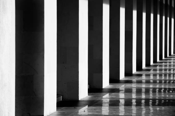 istock geometric line concept. Urban geometry building 873559522