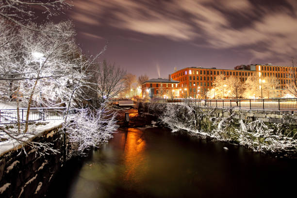 istock Winter in Lowell Massachusetts 873567288