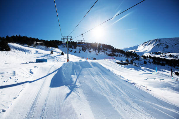 istock Beautiful winter mountains on a bright sunny day 873570662