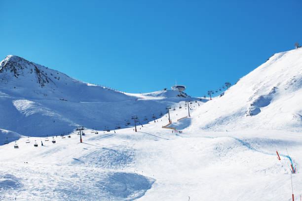 istock Winter mountains on a bright sunny day 873570732