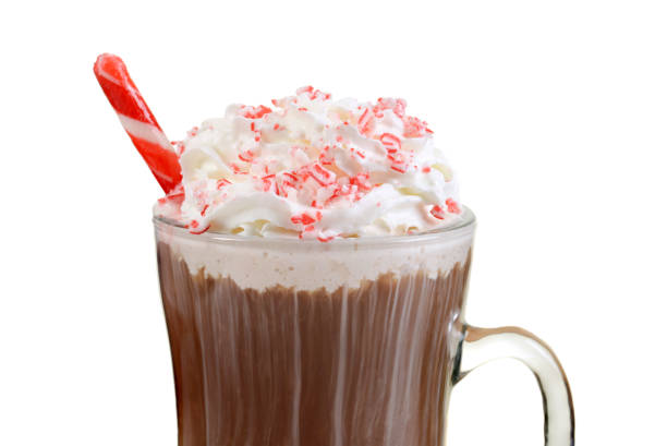 istock closeup candy cane hot chocolate with peppermint stick 873581888