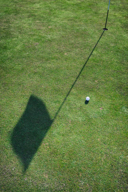 istock Golf Ball On The Green 873590870