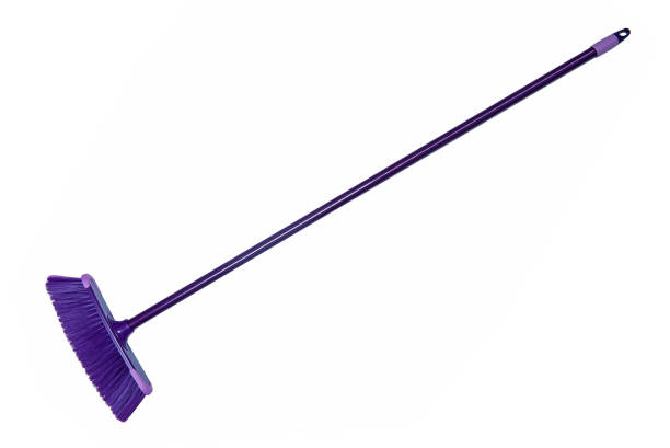 istock Cleaning broom isolated on the white background 873612266