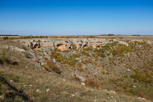 istock Biggest Apulian sinkhole called Pulo di Altamura. Italy 873632262