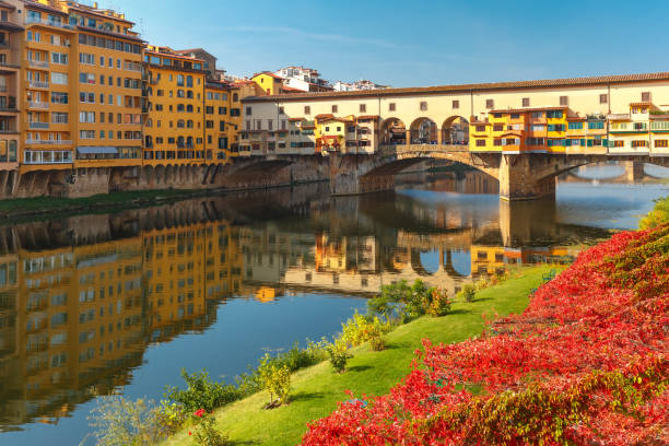 istock River Arno and Ponte Vecchio in Florence, Italy 873632682