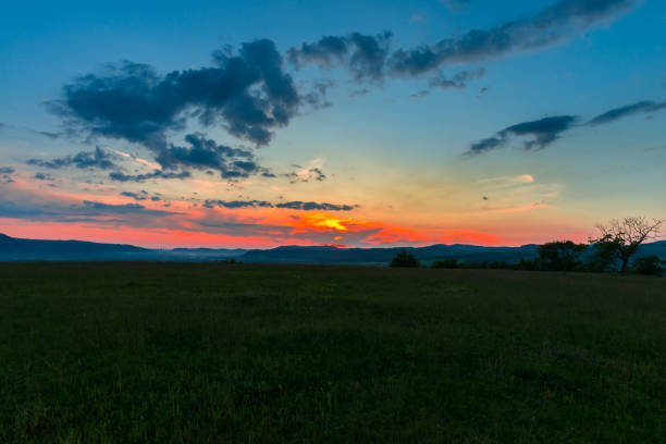 istock Colorful clouds at the sunset 873635776