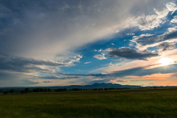istock Colorful clouds at the sunset 873635798