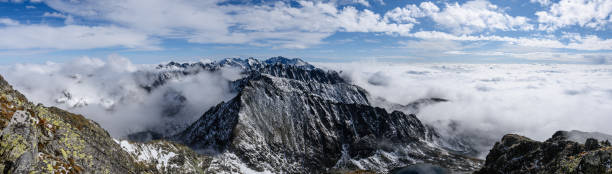 istock mountain tops in winter covered in snow 873638996