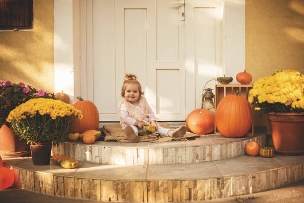 ウェイティングのお客様のために - single flower flower autumn pumpkin ストックフォトと画像
