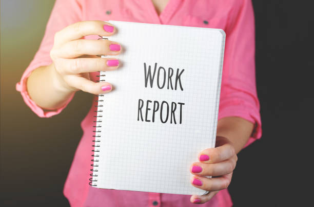 istock Young woman in pink shirt working 873646880