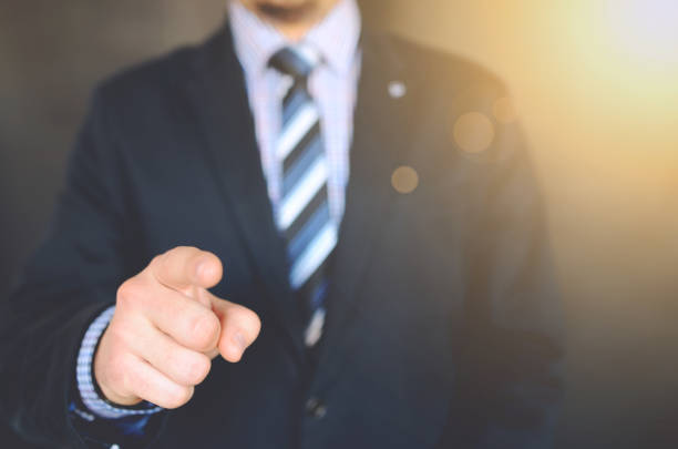 istock Business man success in job 873650022