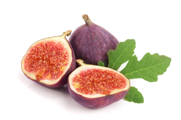 istock fig fruits with leaves isolated on white background 873653710