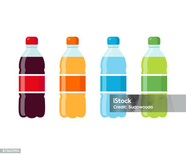 Soda Bottles Icon Set Stock Illustration - Download Image Now - Bottle, Water Bottle, Soda