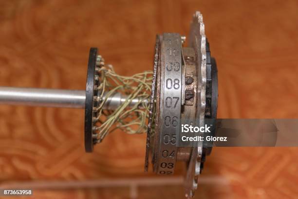 Half Rotor Cipher Machine Rotor Machine Enigma Cipher Machine From World War Ii Stock Photo ...
