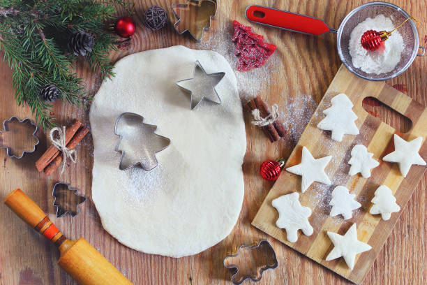istock cooking ginger cookies on Christmas Eve 873666542