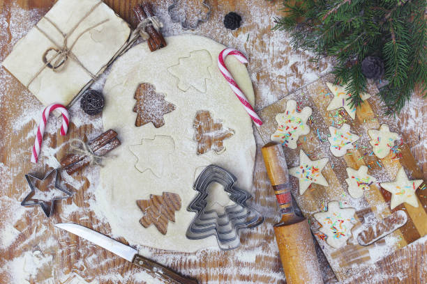 istock cooking ginger cookies on Christmas Eve 873666698