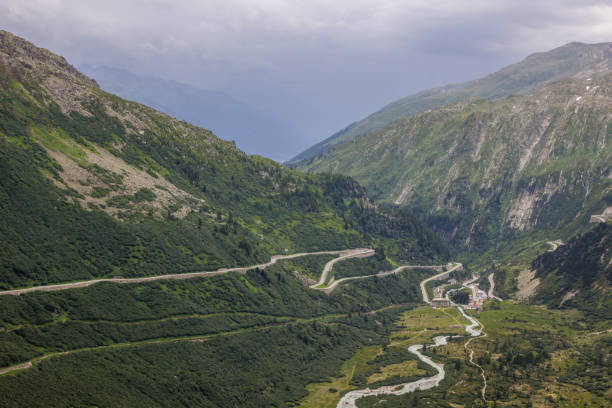 istock Furka pass in Alps in Switzerland 873673706