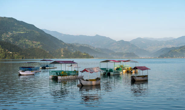 istock Lake in the Pokhara at Sunrise 873677186