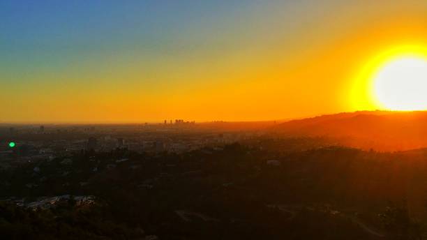 istock Los Angeles Skyline During Sunset 873681570