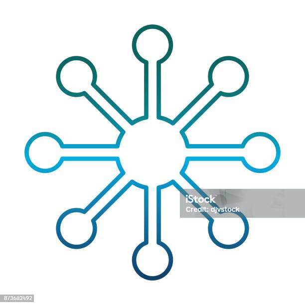 Snowflake Icon Image Stock Illustration - Download Image Now - Beauty, Blue, Christmas