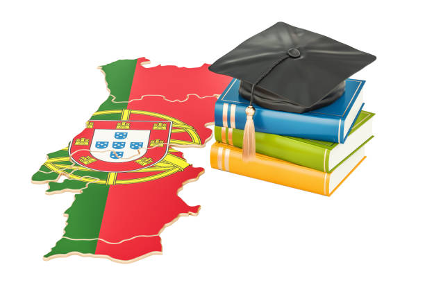 istock Education in Portugal concept, 3D rendering isolated on white background 873699320