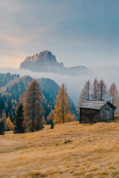 istock Small village in Dolomites, Italy 873713594